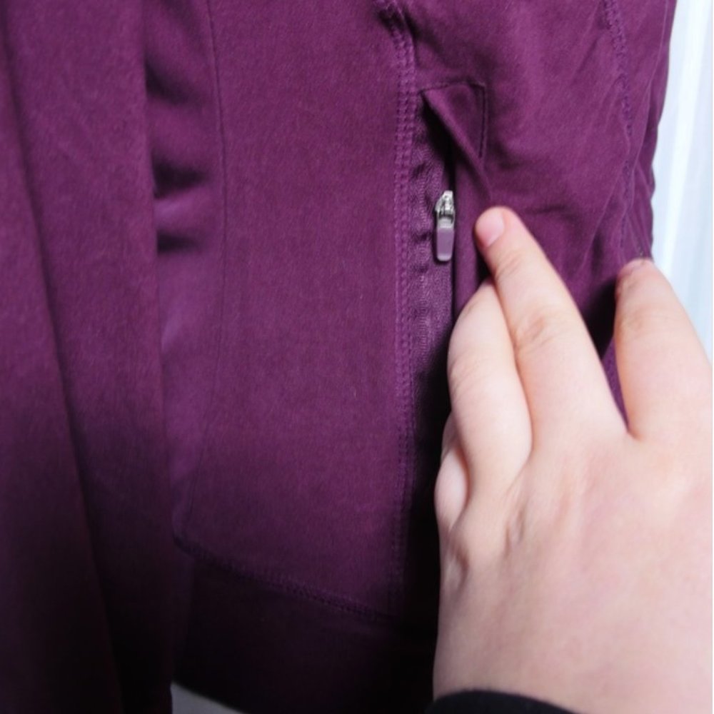 Kyodan Athletic Pullover Full Zip Jacket Maroon Sm - image 7